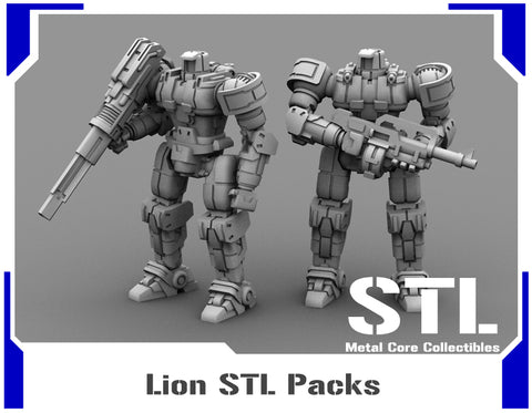 Lion STL Packs