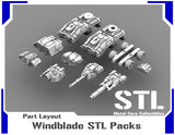 Windblade STL Packs